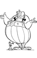 Astrix En Obelix kleurplaat 29